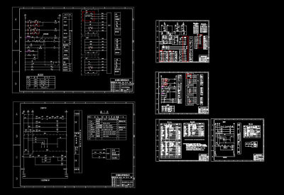 自投原理接线图CAD图纸