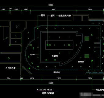 服装店cad平面图