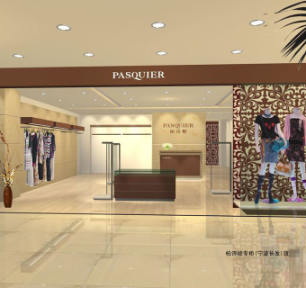 服装店CAD平面图