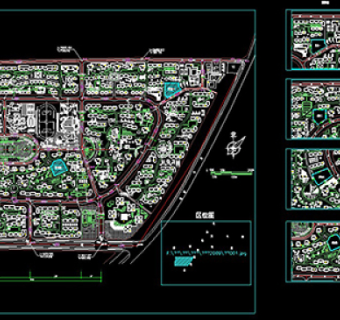 幼儿园CAD总平面图