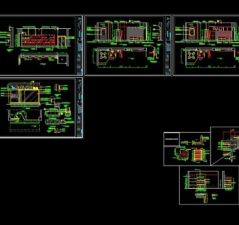 JOLLO咖啡产品专卖店cad设计图纸