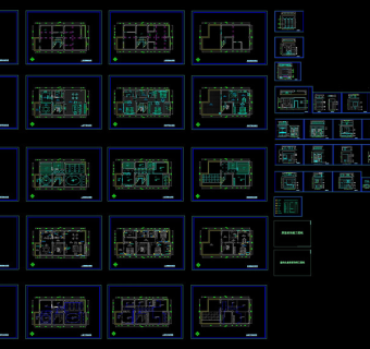 全套室内设计cad装修图