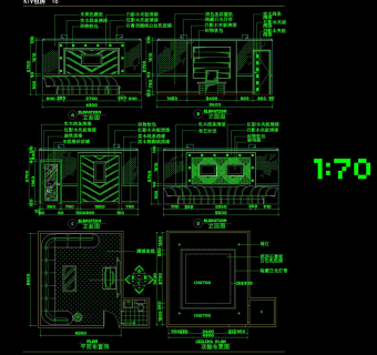 KTV装修cad图纸