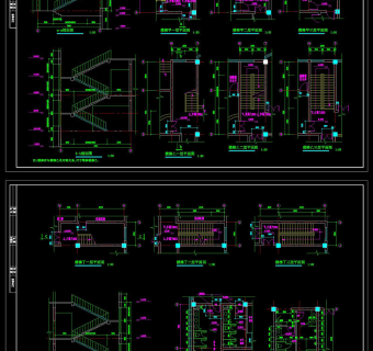楼梯详图cad素材