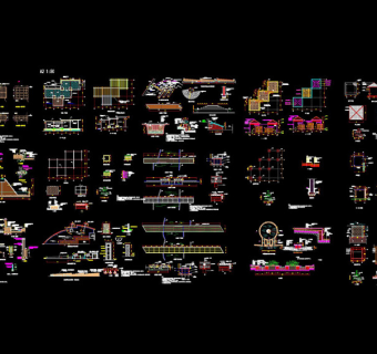 经典园林施工图cad图纸