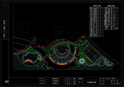 舟山某公园cad图纸