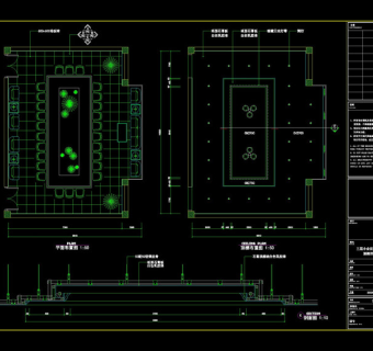 小会议室cad图纸