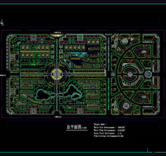 多层小区cad景观素材详图
