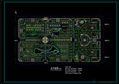 多层小区cad景观素材详图