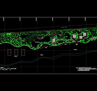 海南三亚度假景观cad素材