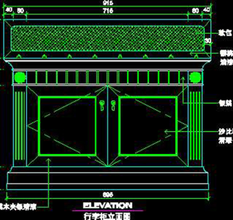 客房家具CAD
