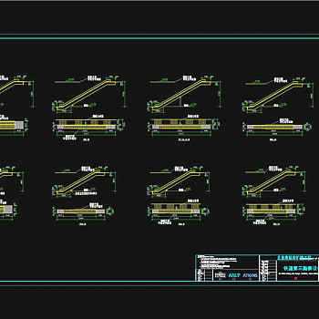 电扶梯cad图纸