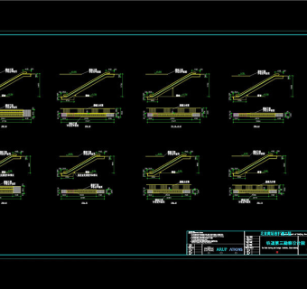 电扶梯cad图纸
