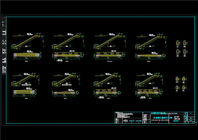电扶梯cad图纸