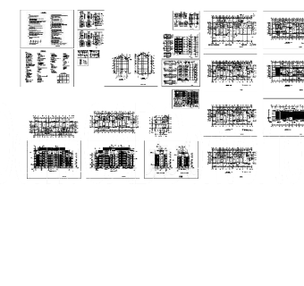 6层住宅楼设计cad图