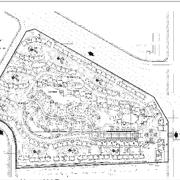 小区总平面cad图纸
