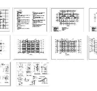 6层住宅楼cad图纸