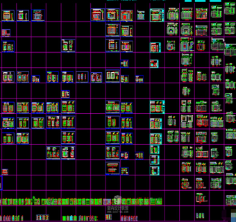 珍藏版CAD立面施工图库免费下载