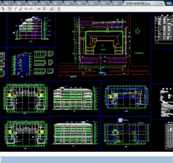 某旅馆大楼CAD设计方案建筑图