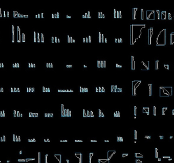 CAD建筑装饰构造线脚素材图片