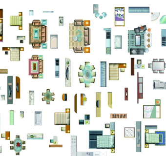 CAD家具图块图片