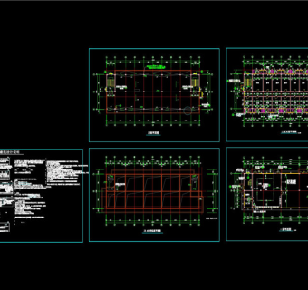 宿舍楼平面图CAD图纸