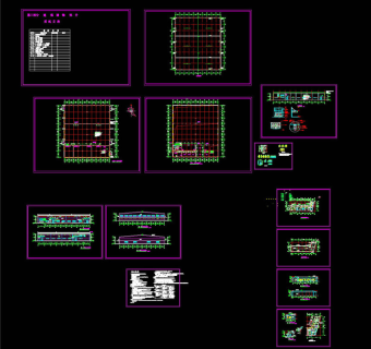 仓库装修施工图CAD图纸