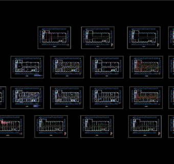 办公楼装修CAD施工图