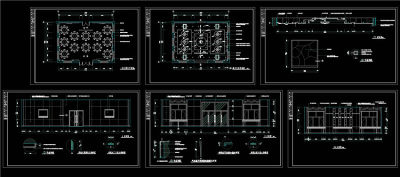 餐厅装修施工图纸CAD图纸