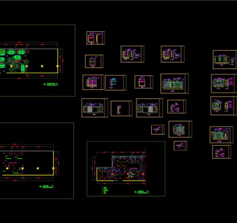 家私专卖店装修方案CAD图纸