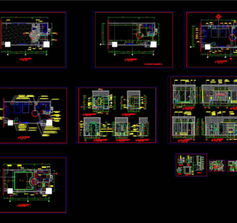 双人间cad装全图CAD图纸