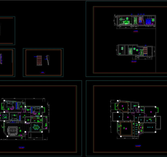 水韵华都室内cad装修图CAD图纸