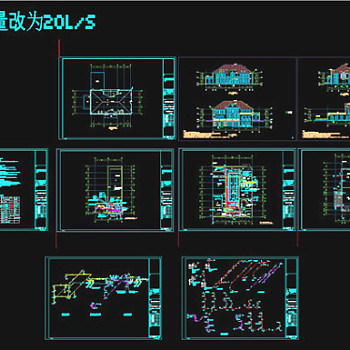 园林CAD景观图纸