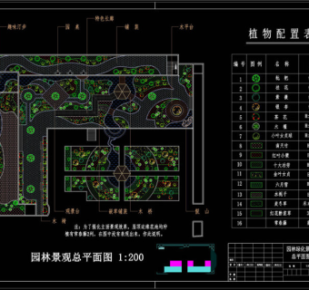 九洞桥酒厂CAD景观图纸