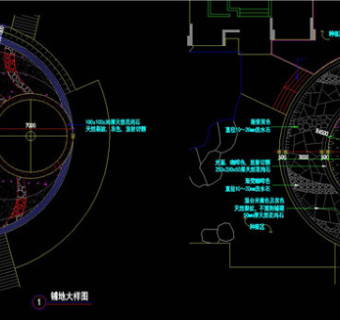 铺地CAD景观图纸
