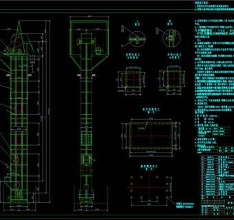斗提机CAD机械图纸