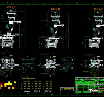 老外粉体电子称称量布置图CAD机械图纸