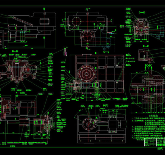 机装配图CAD机械图纸