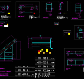 皮带传送系统CAD机械图纸