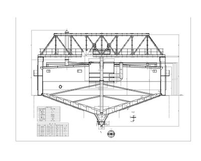 大型洗涤沉降槽CAD总图