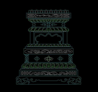 CAD室内设计施工图常用图块之柱