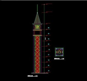 铁塔施工图CAD图