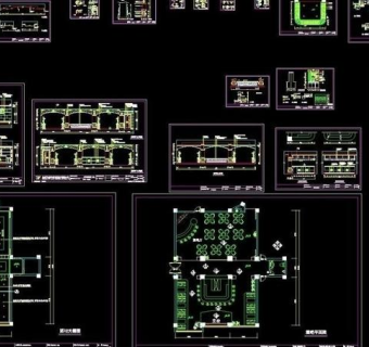 酒店之cad素材图片
