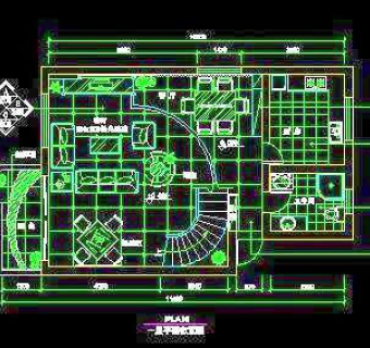 3例复式实例、现代简约场景cad详图素材20080906更新1