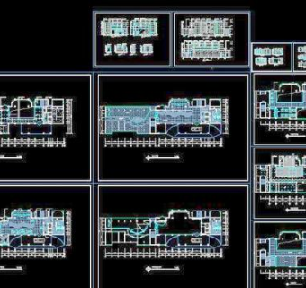 酒店装修CAD全套