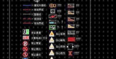 CAD安全标志图块模型设计图