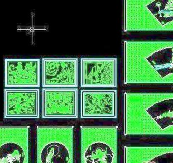 CAD制作的中国画