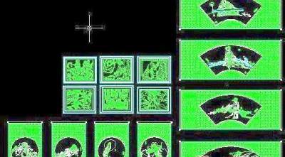 CAD制作的中国画