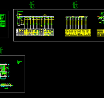 高低压配电系统图CAD图纸