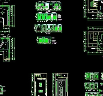 服装店CAD施工图图片